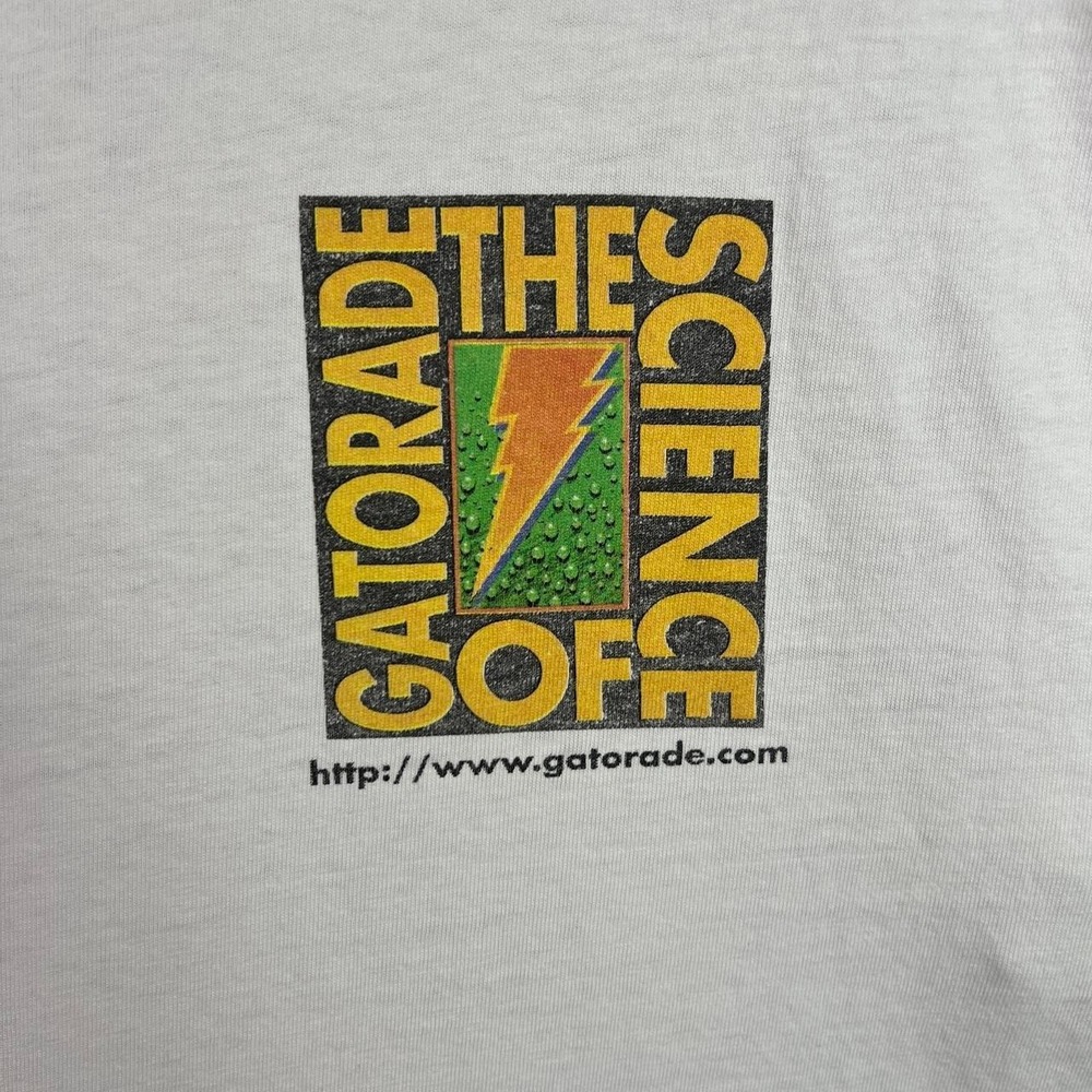 Vintage The Science Of Gatorade If You're Reading This White Tee Shirt XL - Picture 2 of 8